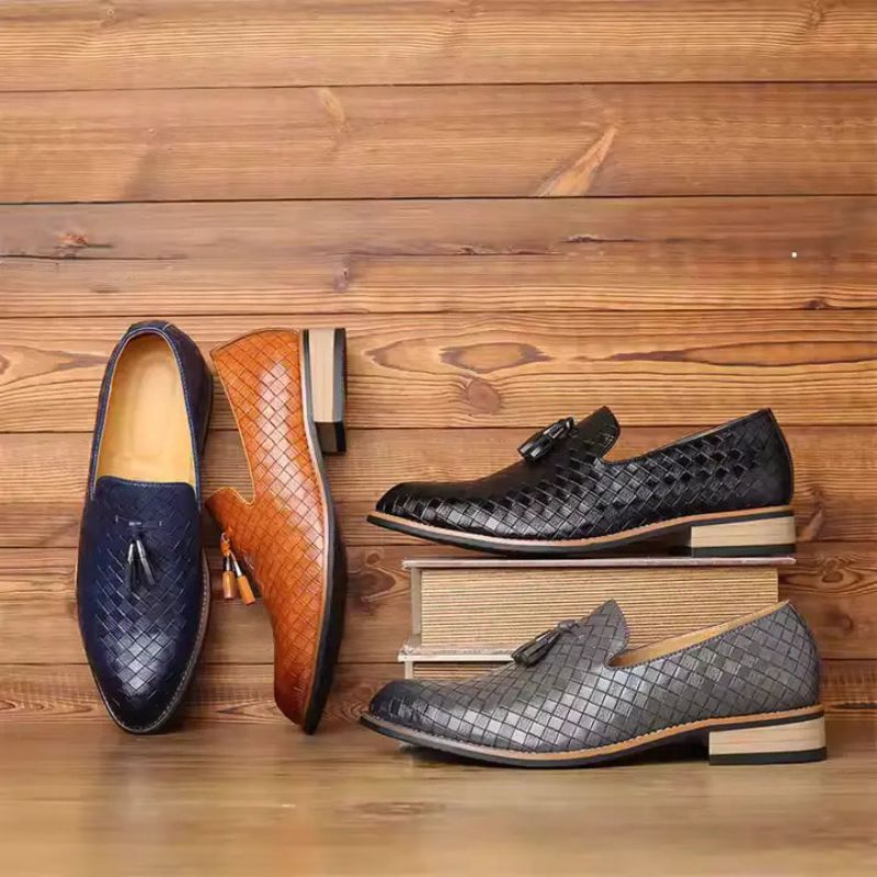 Mocassim Masculino de Couro Oxford Celesto RZ307