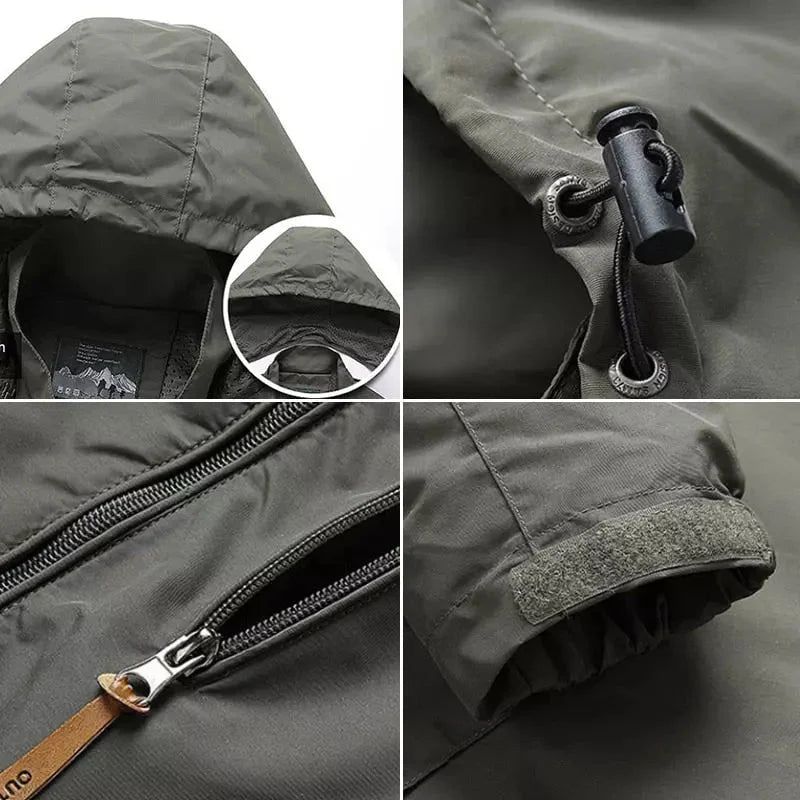 Jaqueta Masculina Impermeável Outdoor Celesto
