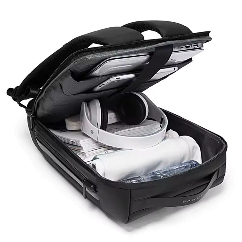 Mochila Executiva Anti Furto Bange Celesto