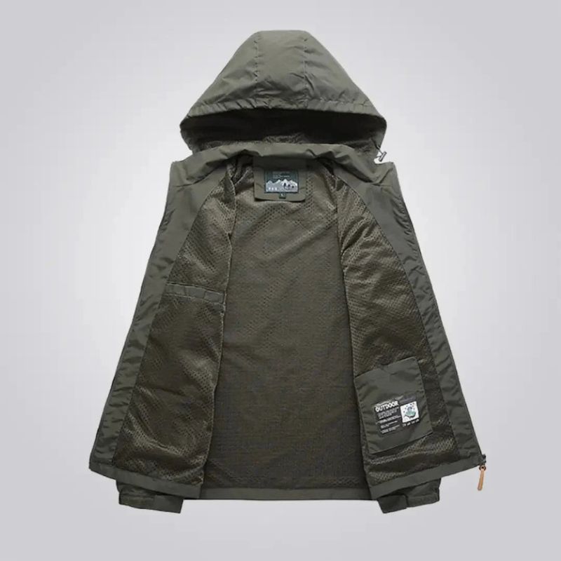 Jaqueta Masculina Impermeável Outdoor Celesto