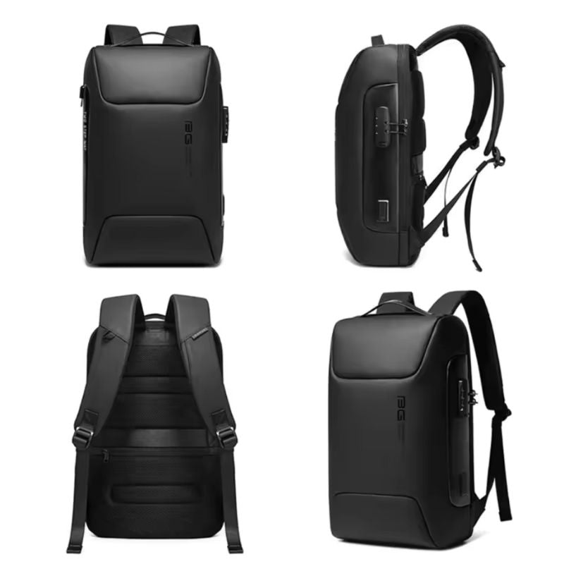 Mochila Executiva Anti Furto Bange Celesto
