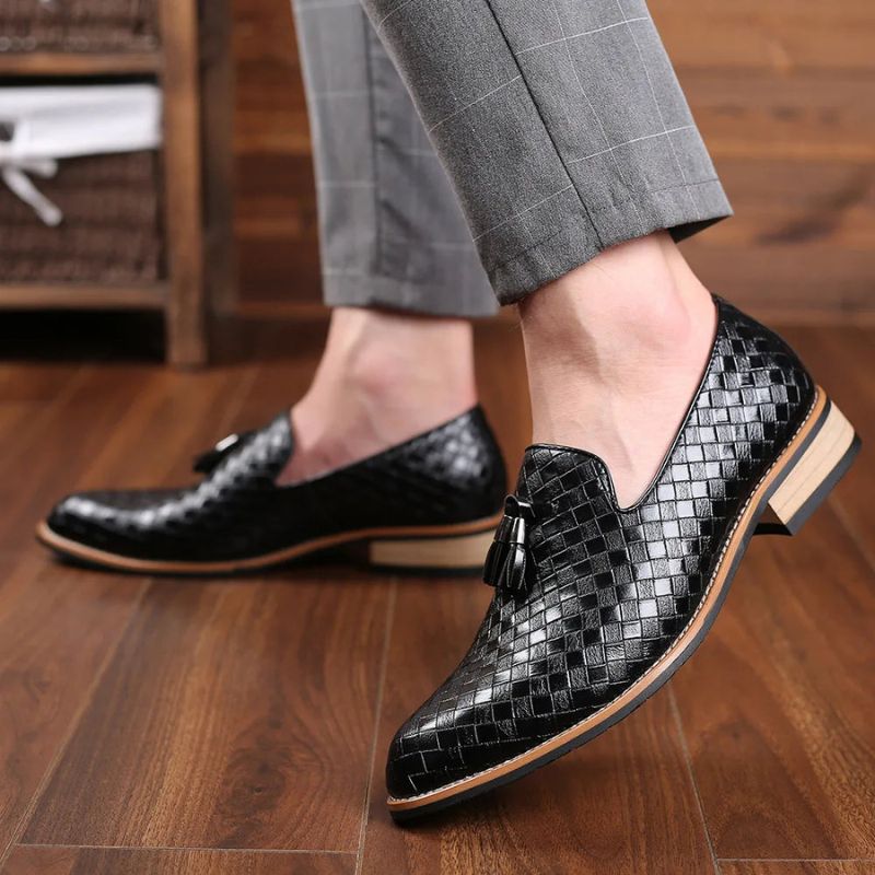 Mocassim Masculino de Couro Oxford Celesto RZ307