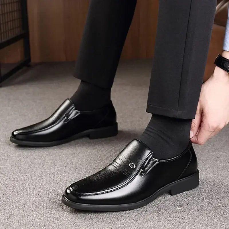 Mocassim Masculino de Couro Celesto RZ304
