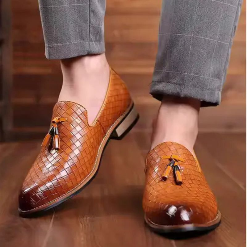 Mocassim Masculino de Couro Oxford Celesto RZ307