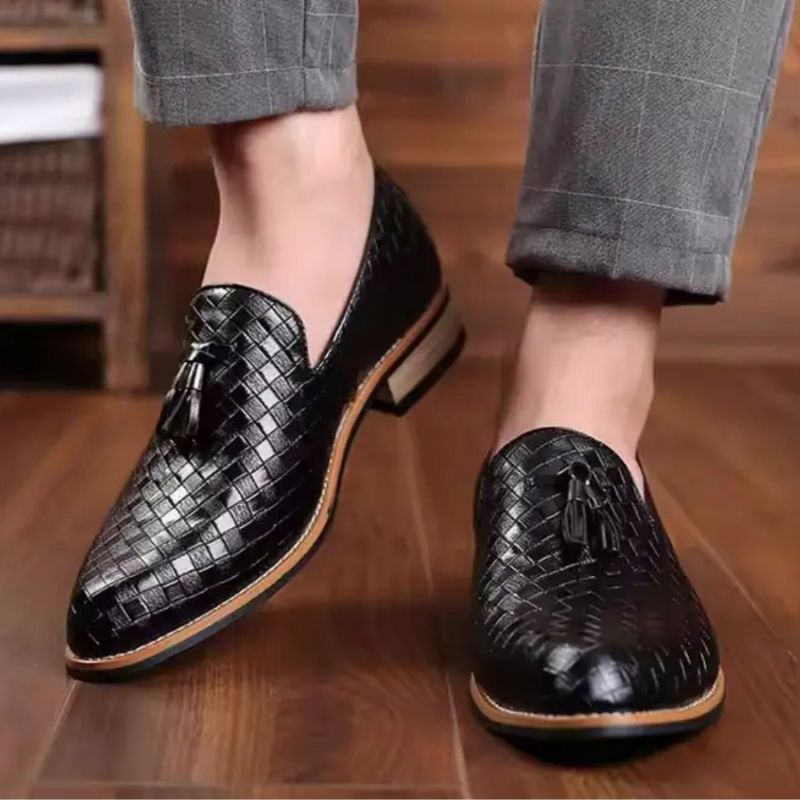 Mocassim Masculino de Couro Oxford Celesto RZ307