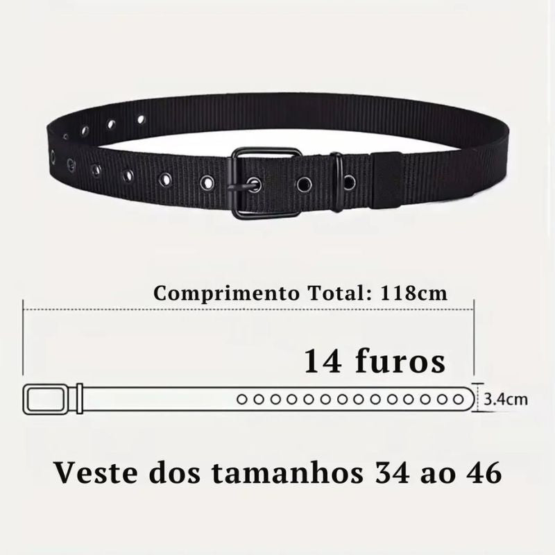 Cinto Masculino de Nylon Celesto Style