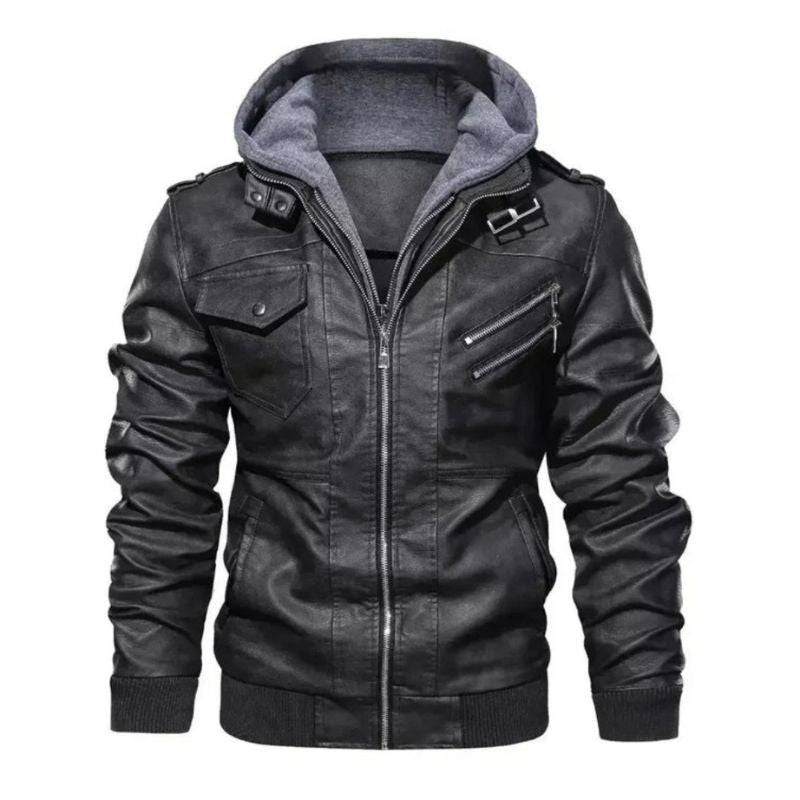 Jaqueta de Couro Masculina Celesto Bronx