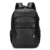 Mochila Executiva em Couro Celesto Cargo