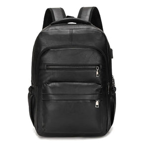 Mochila Executiva em Couro Celesto Cargo