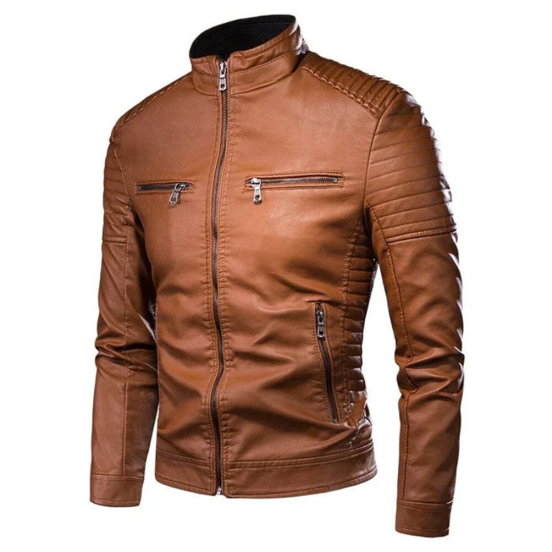 Jaqueta de Couro Masculina Celesto Belgium