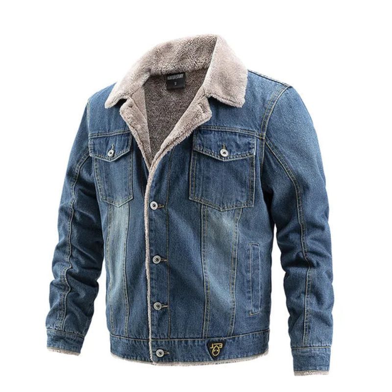 Jaqueta Jeans Masculina Celesto Forrada