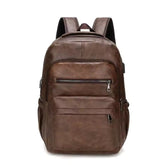 Mochila Masculina de Couro Celesto Apex