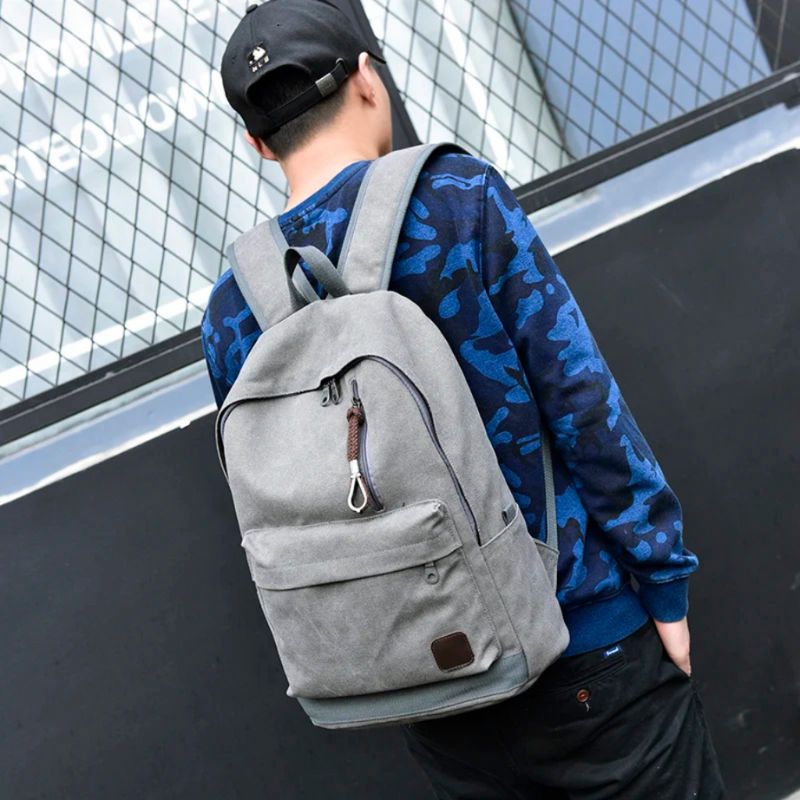 Mochila de Lona Masculina Celesto