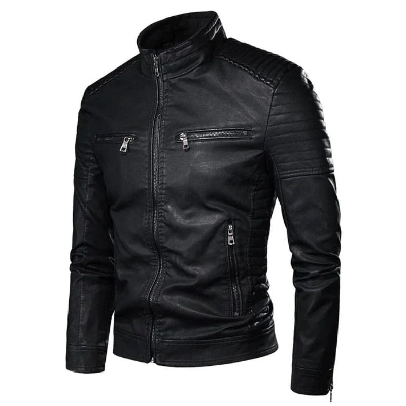 Jaqueta de Couro Masculina Celesto Belgium