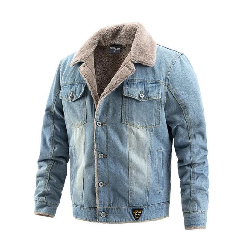 Jaqueta Jeans Masculina Celesto Forrada