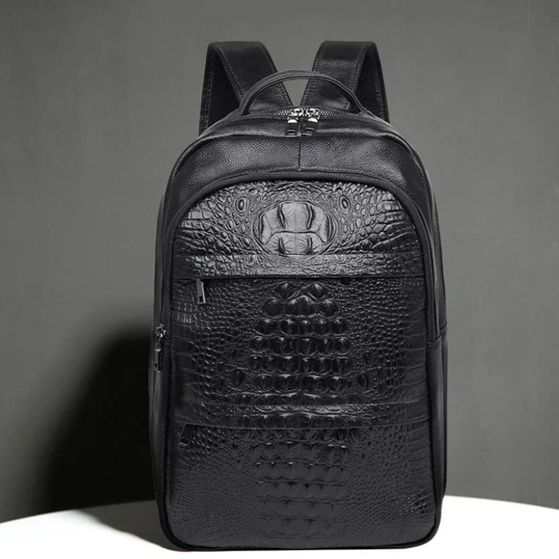 Mochila Executiva em Couro Celesto Rustic