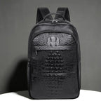 Mochila Executiva em Couro Celesto Rustic