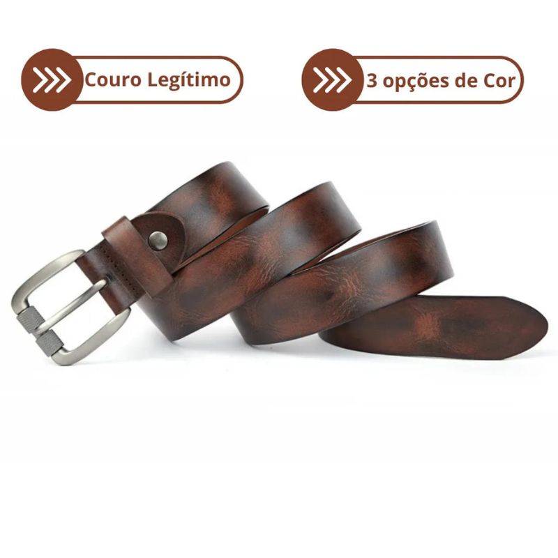 Cinto Social Masculino de Couro Legítimo Natural | Medyla II