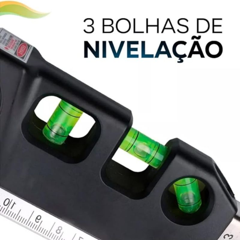 Ferramenta de Medição 4 em 1 - Nível Laser