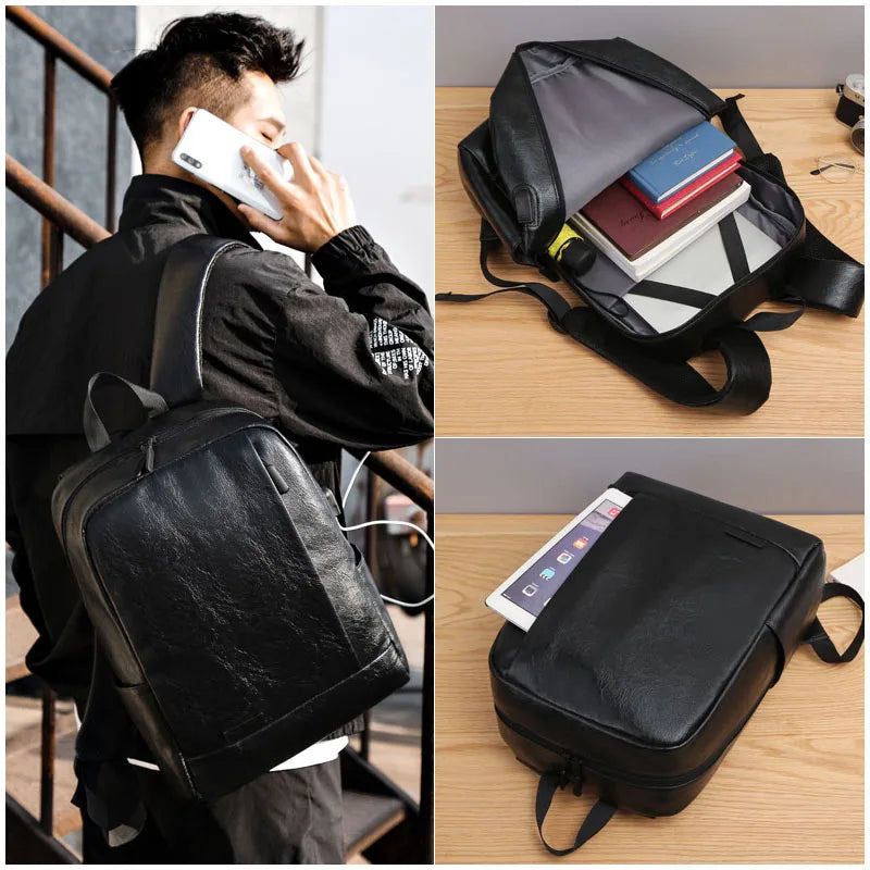 Mochila Executiva em Couro Celesto Gear