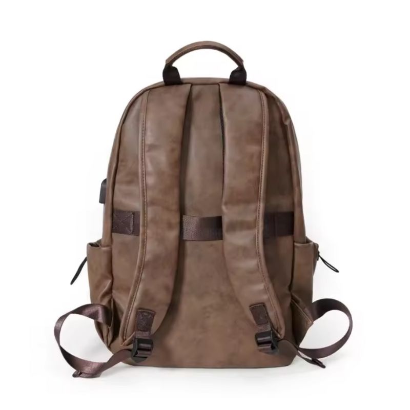 Mochila Executiva em Couro Celesto Stock