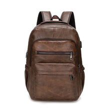 Mochila Executiva em Couro Celesto Cargo