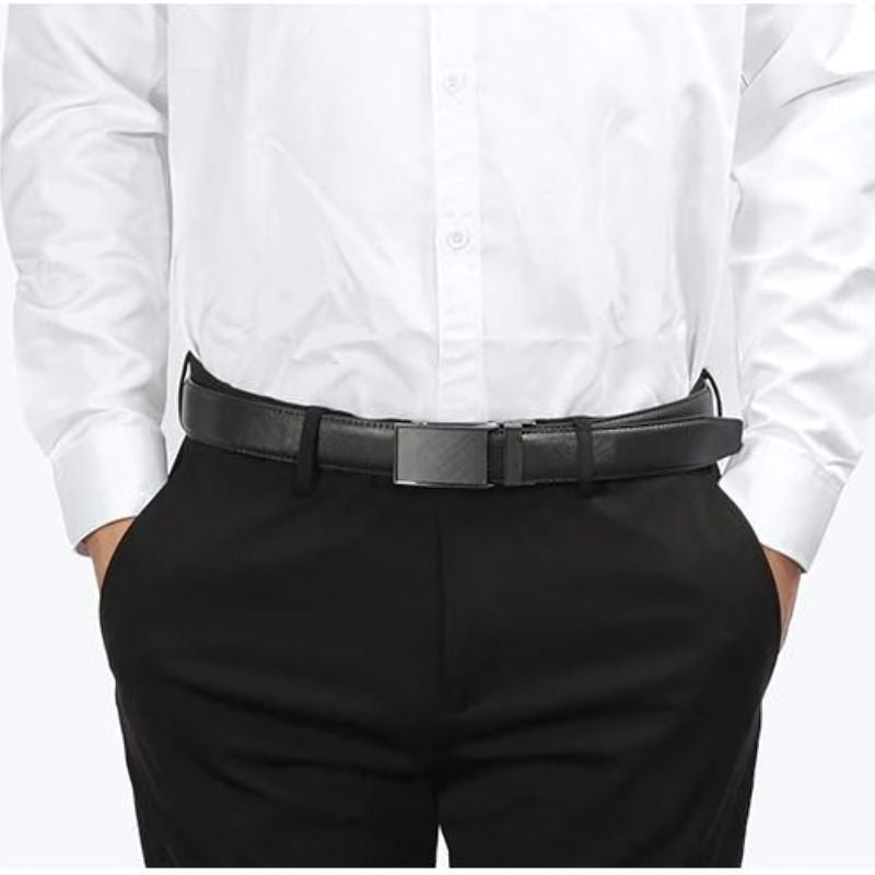 Cinto Masculino de Couro Celesto Class RZ471