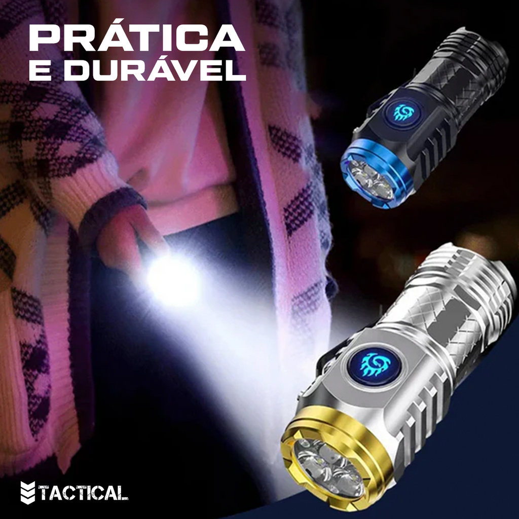 Lanterna Tática Portátil - Power Flash