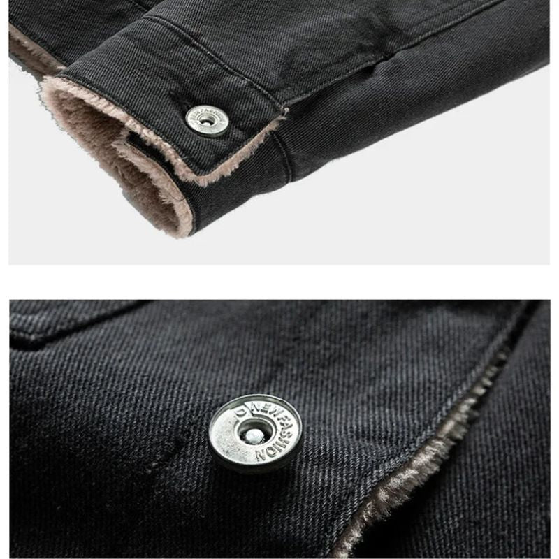 Jaqueta Jeans Masculina Celesto Forrada