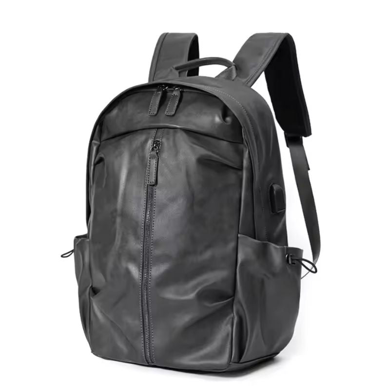 Mochila Executiva em Couro Celesto Stock