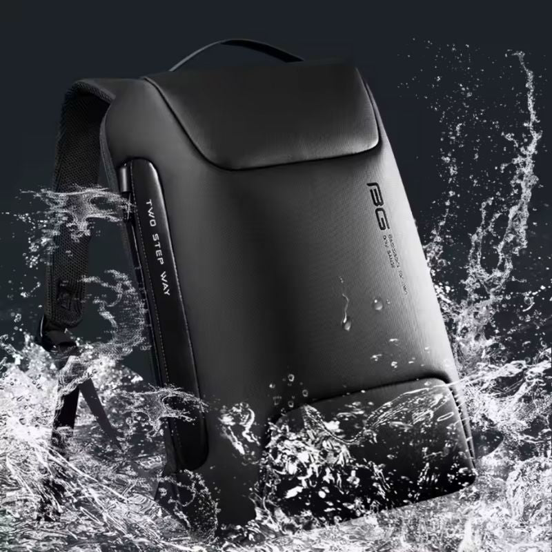 Mochila Executiva Anti Furto Bange Celesto