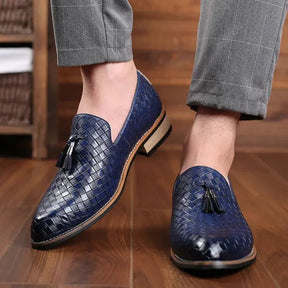 Mocassim Masculino de Couro Oxford Celesto RZ307