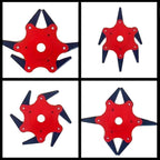 Disco 6 lâminas para roçadeira De Aço Premium - Encache Universal