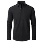 Camisa Flexível Ultra Comfort Tecido Seda Gelo - Não amarrota
