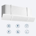 Defletor de Ar Condicionado Ajustável Universal