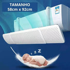 Defletor de Ar Condicionado Ajustável Universal