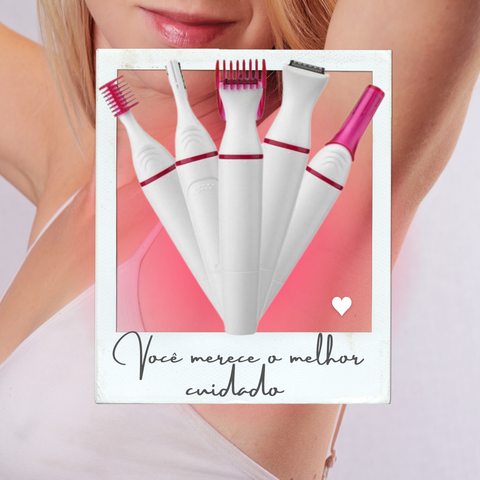 Depilatta 5 em 1 Depilador Elétrico Feminino