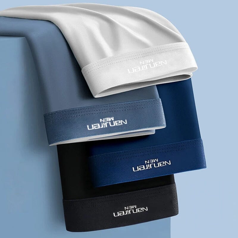 Kit 8 Cuecas IceComfort em Seda Gelo - Frescor e Proteção