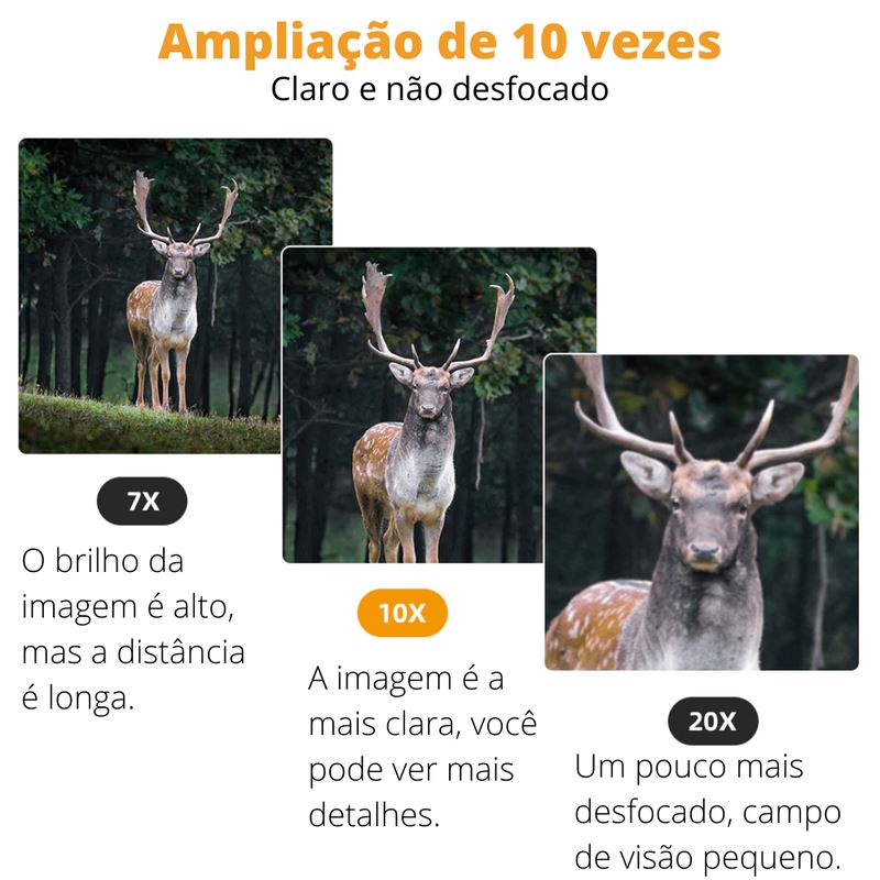 Binóculos Profissional HD 100x22 | Visão Noturna