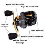 Carretilha de Pesca Profissional Linnhue