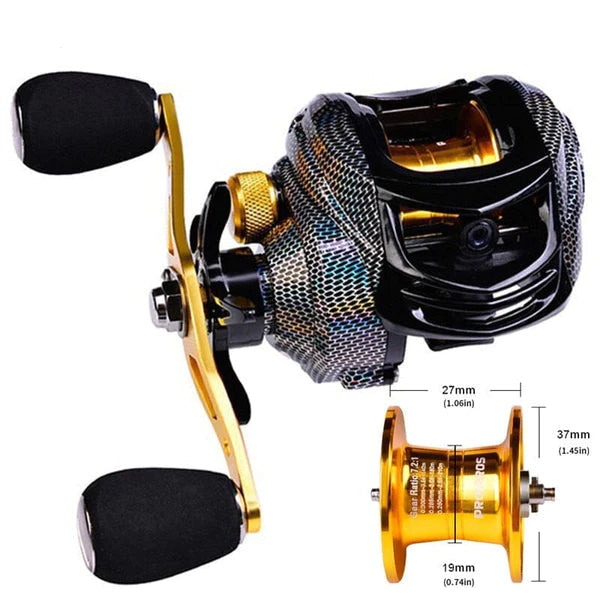 Carretilha de Pesca Profissional Linnhue