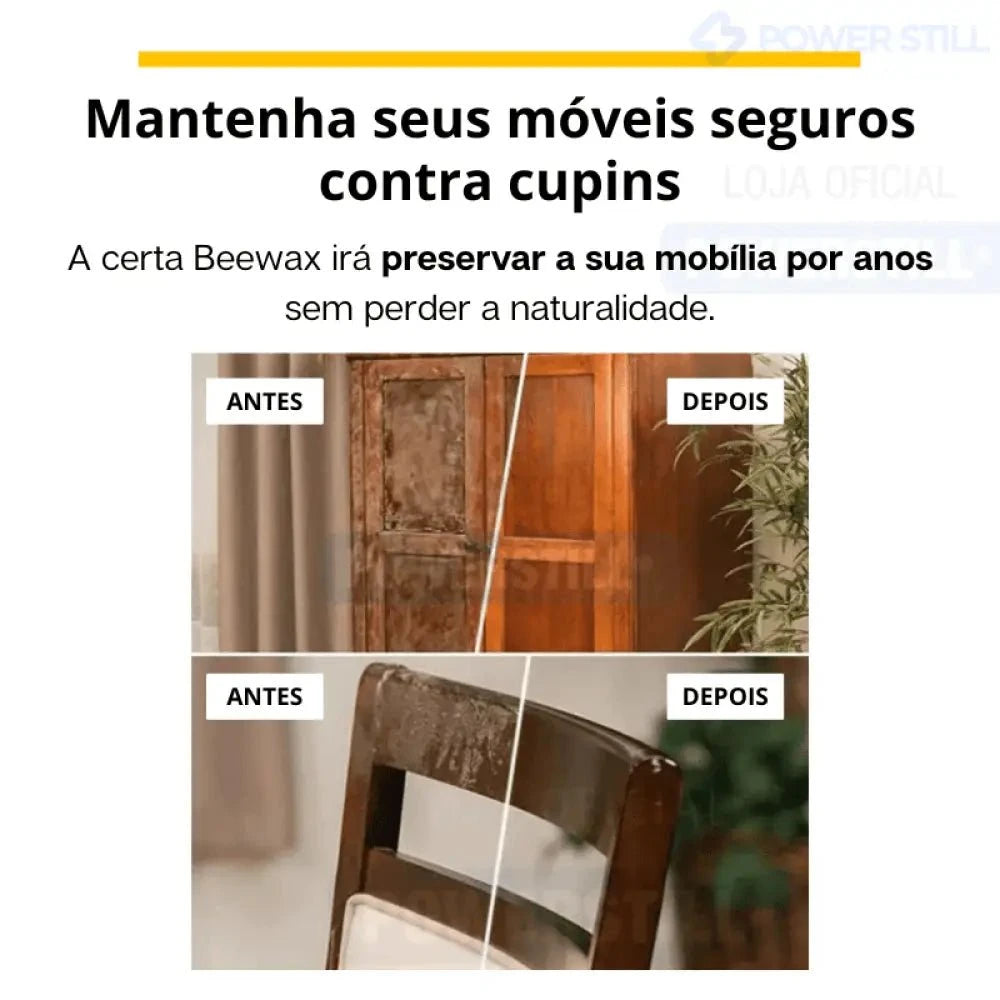 Cera de Abelha Restaura Móveis De Madeira - Beewax