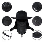 Chapéu de pesca 3 em 1 com Proteção UV - Pague 1 Leve 2