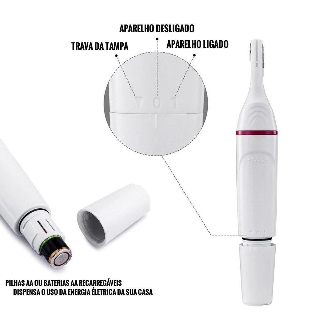 Depilatta 5 em 1 Depilador Elétrico Feminino