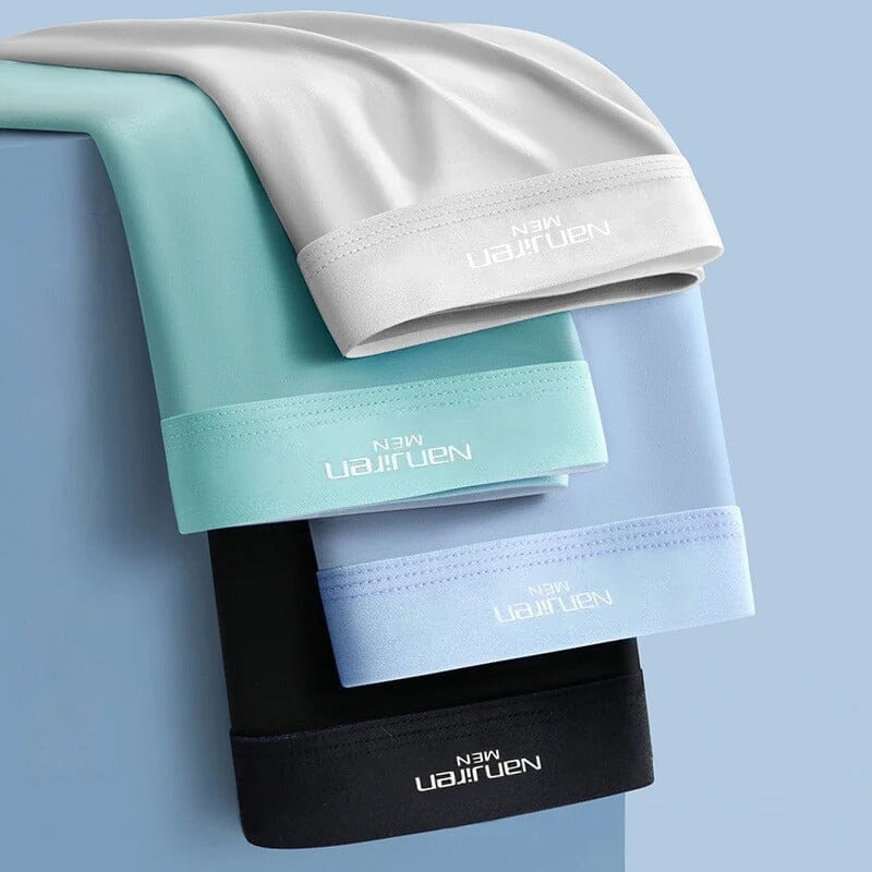 Kit 8 Cuecas IceComfort em Seda Gelo - Frescor e Proteção