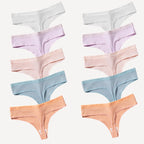 Kit de 10 Calcinhas Sensuais e Confortáveis em Algodão - SoftComfort