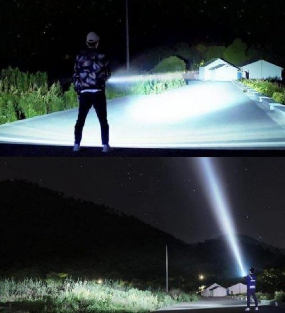 Super Lanterna Tática Zoom - Ultra Potente